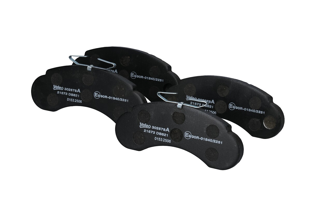 Jeu de 4 plaquettes de frein VALEO ref. 302578A